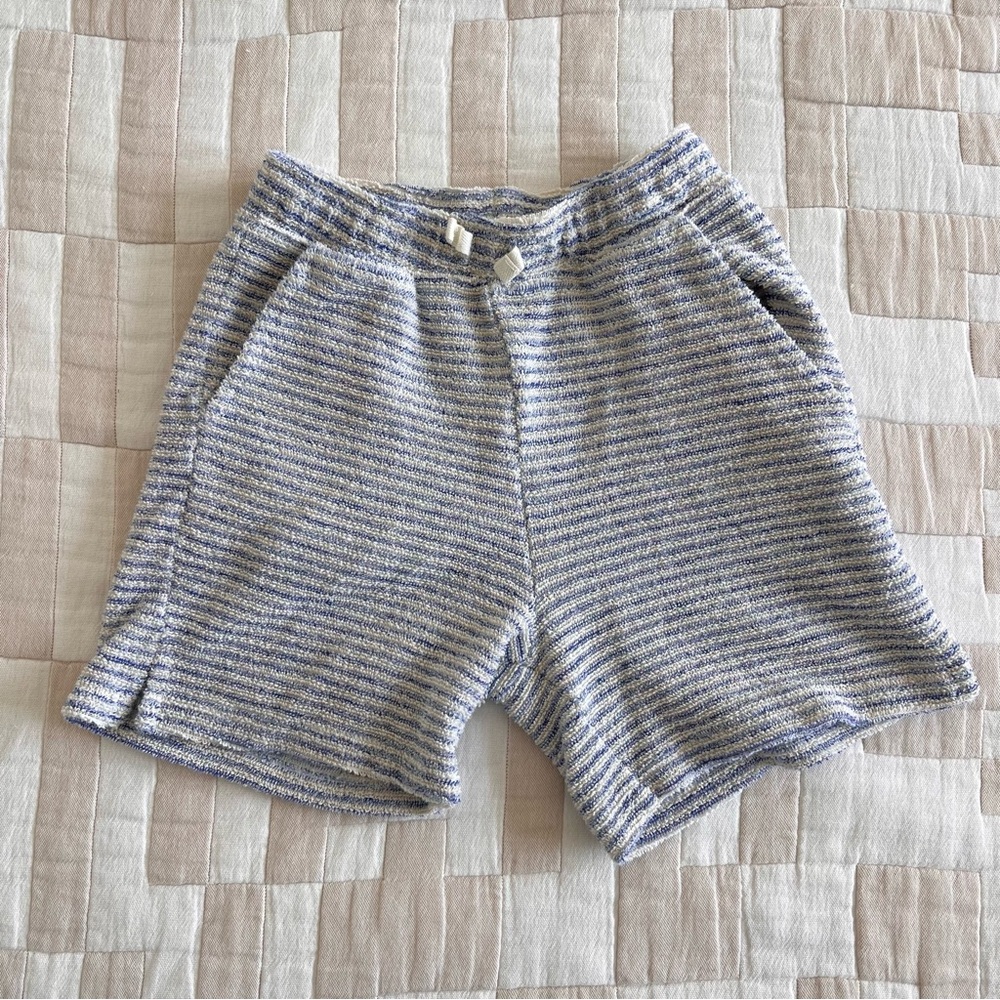Sold Zara Terry Striped Shorts